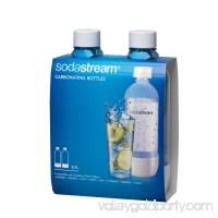 SodaStream 1 Liter Carbonating Bottles Twin Pack, White   551214796